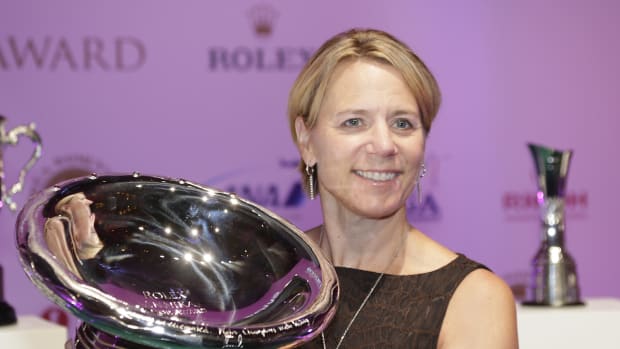 Annika Sorenstam at the 2016 Evian Championship 